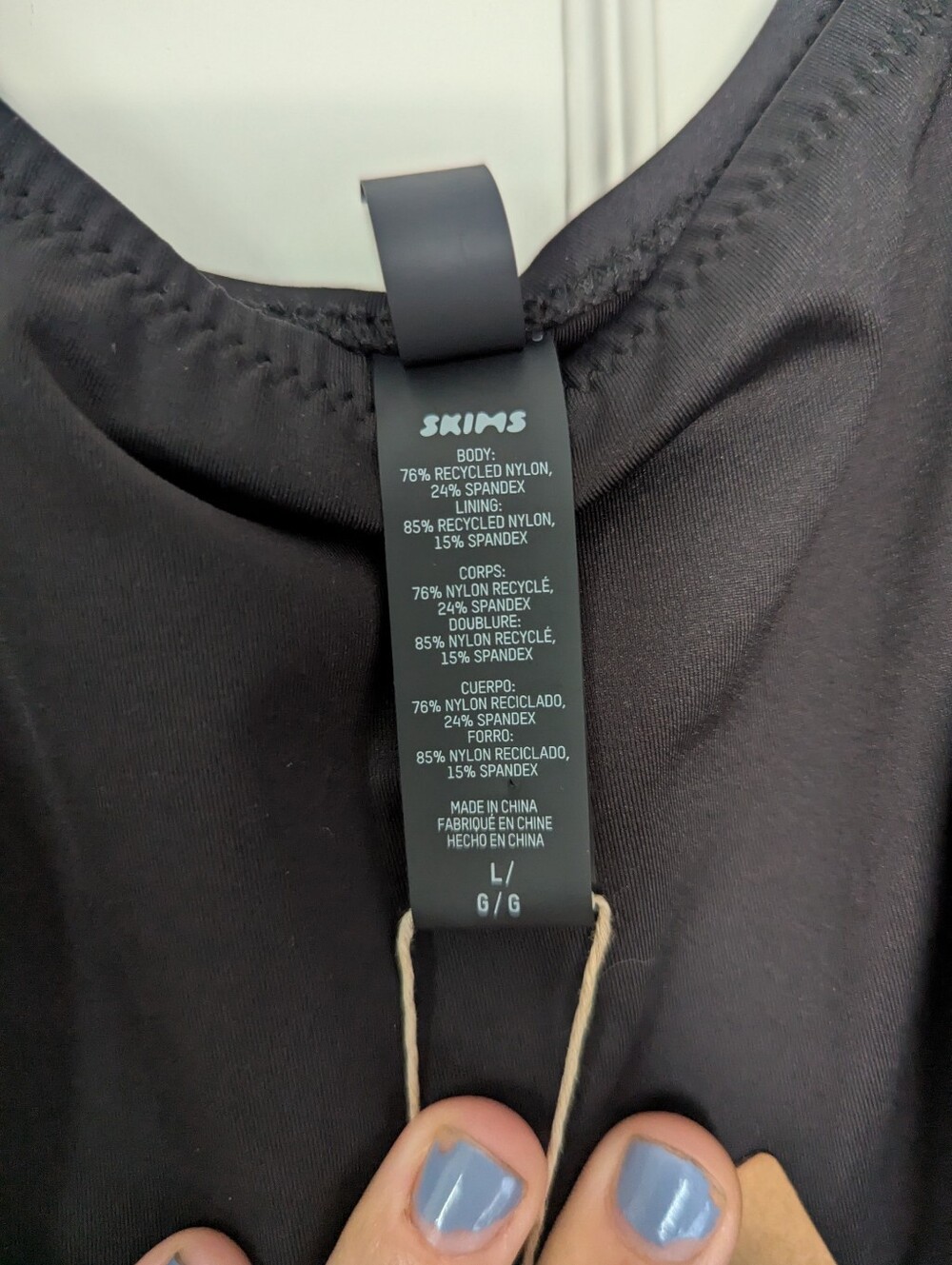 SKIMS Black One-Piece Swimsuit - Picture 7 of 7